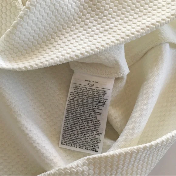 Banana Republic Ivory Texture Drop Waist Skirt NWT - Picture 6 of 8